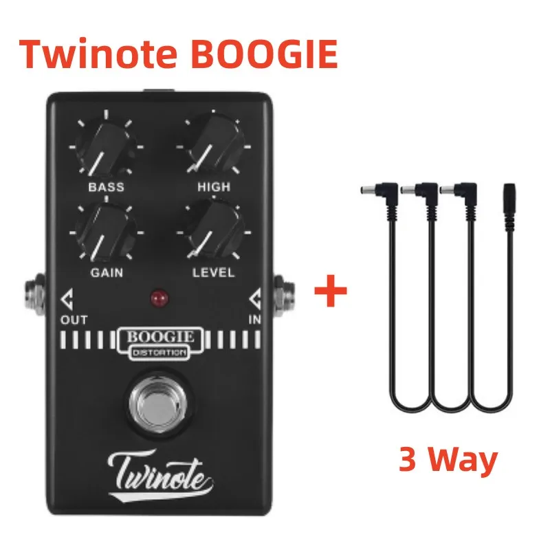 

Twinote Boogie Dist гитара, искусственный аналоговый Старый Школьный усилитель искажения, симулятор усилителя, аксессуары для гитары