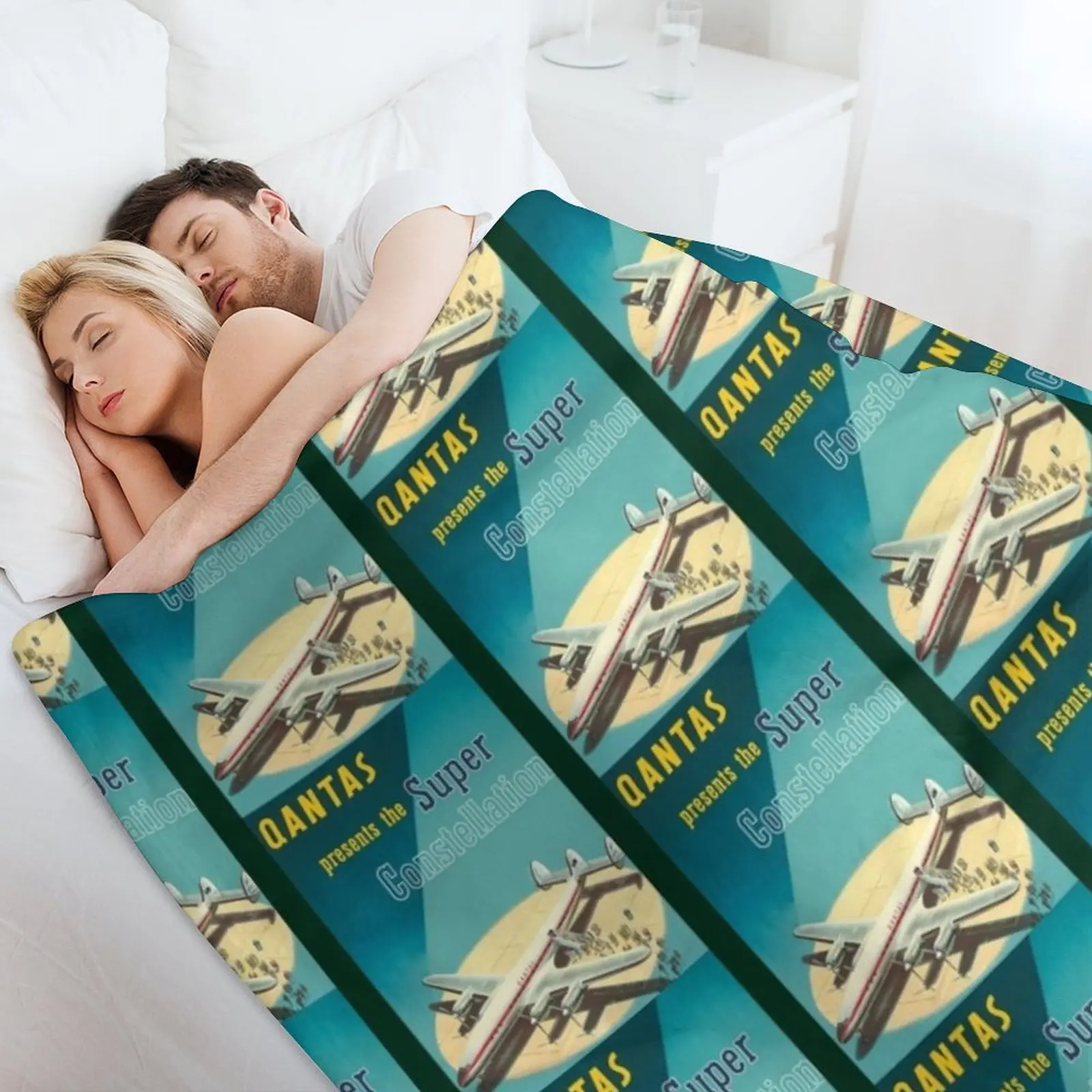 Одеяло Qantas Constellation 1951 года большие одеяла для сна
