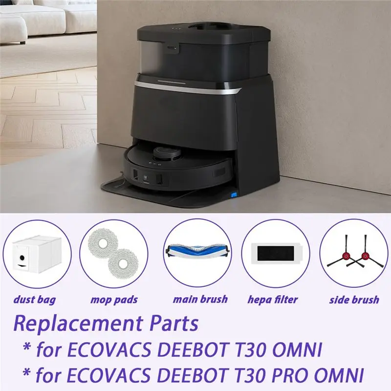 Фото Аксессуары A76I для Ecovacs Deebot T30 Pro Omni / Ecovacs Deebot T30 Omni / Ecovacs Deebot T30 Pro №5