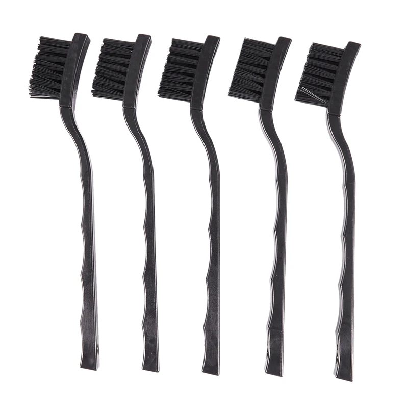 

5 Pcs Black Non Slip Handle PCB Rework ESD Anti Static Dust Brush 17Cm
