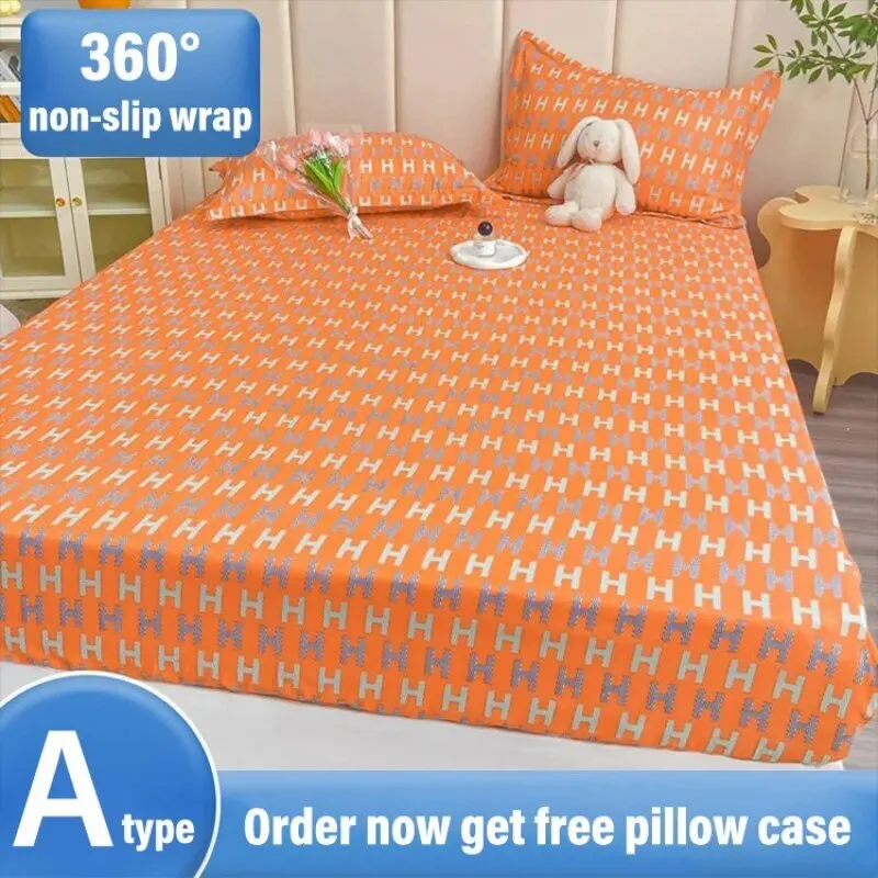 Натяжная простыня из промытого хлопка набор 3 предметов