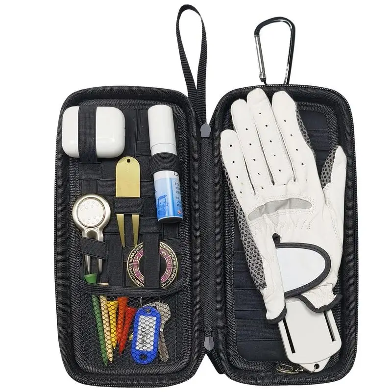 

Gloves Organizer Storage Gloves Box With Heavy Duty Carabiner Golf Gloves Organizer Storage Golf Accessories For Lawn Tools Ball