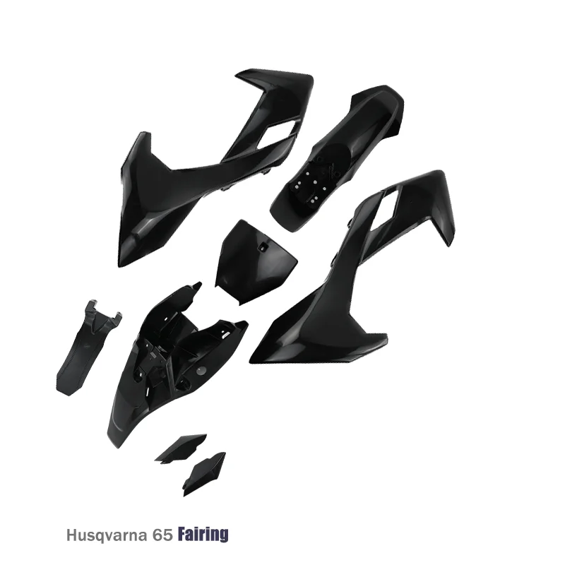 

Китайский HUSQVARNA 65, пластиковый комплект обтекателей, корпус, грязезащитный щит для большинства питбайков, мотоциклов, брызговик, защита, замена