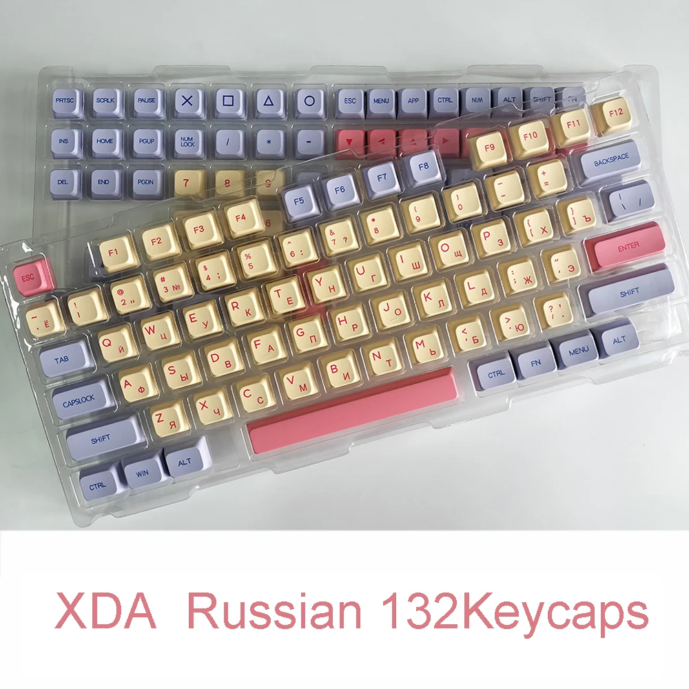 XDA колпачки для клавиш Cherry Mx Gateron Kailh Box TTC механические английские корейские