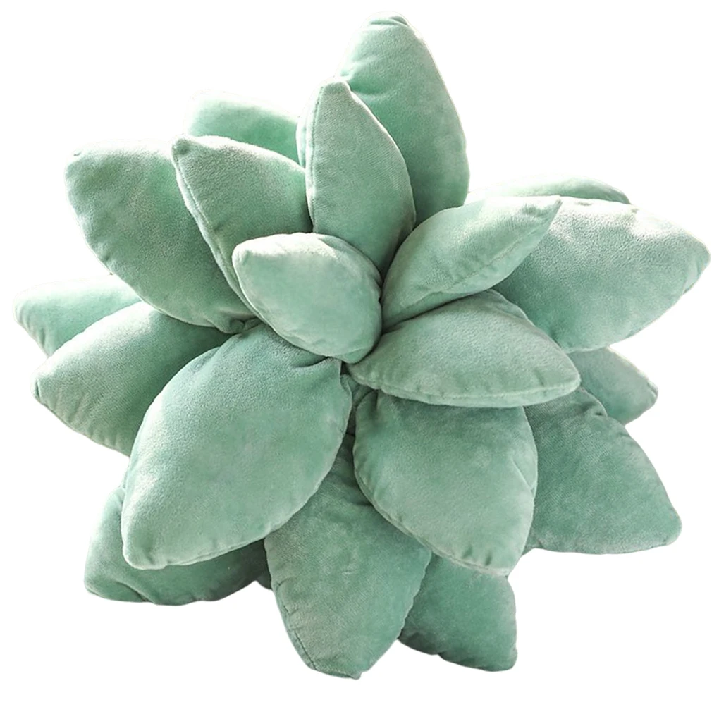 

Подушка-суккулент для дома, Детская плюшевая игрушка, 3D диванная подушка, украшение для постельного белья, праздничный подарок, подушка для ...