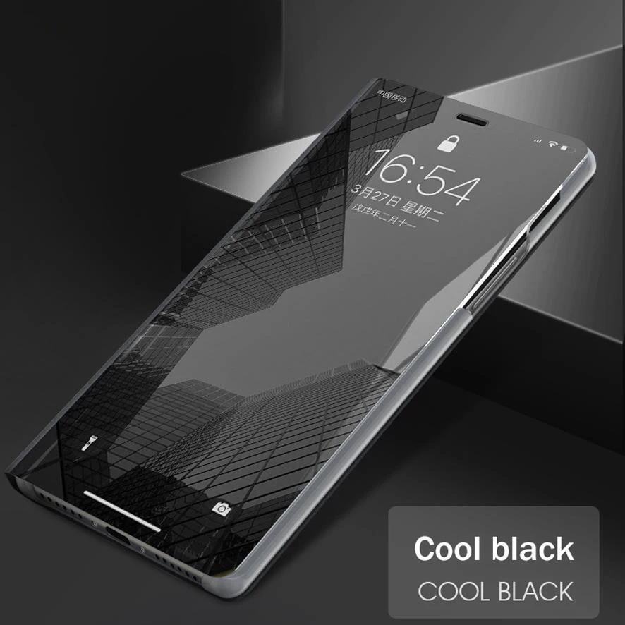 Зеркальный умный флип-чехол для Xiaomi Redmi 9 T роскошные оригинальные магнитные Чехлы