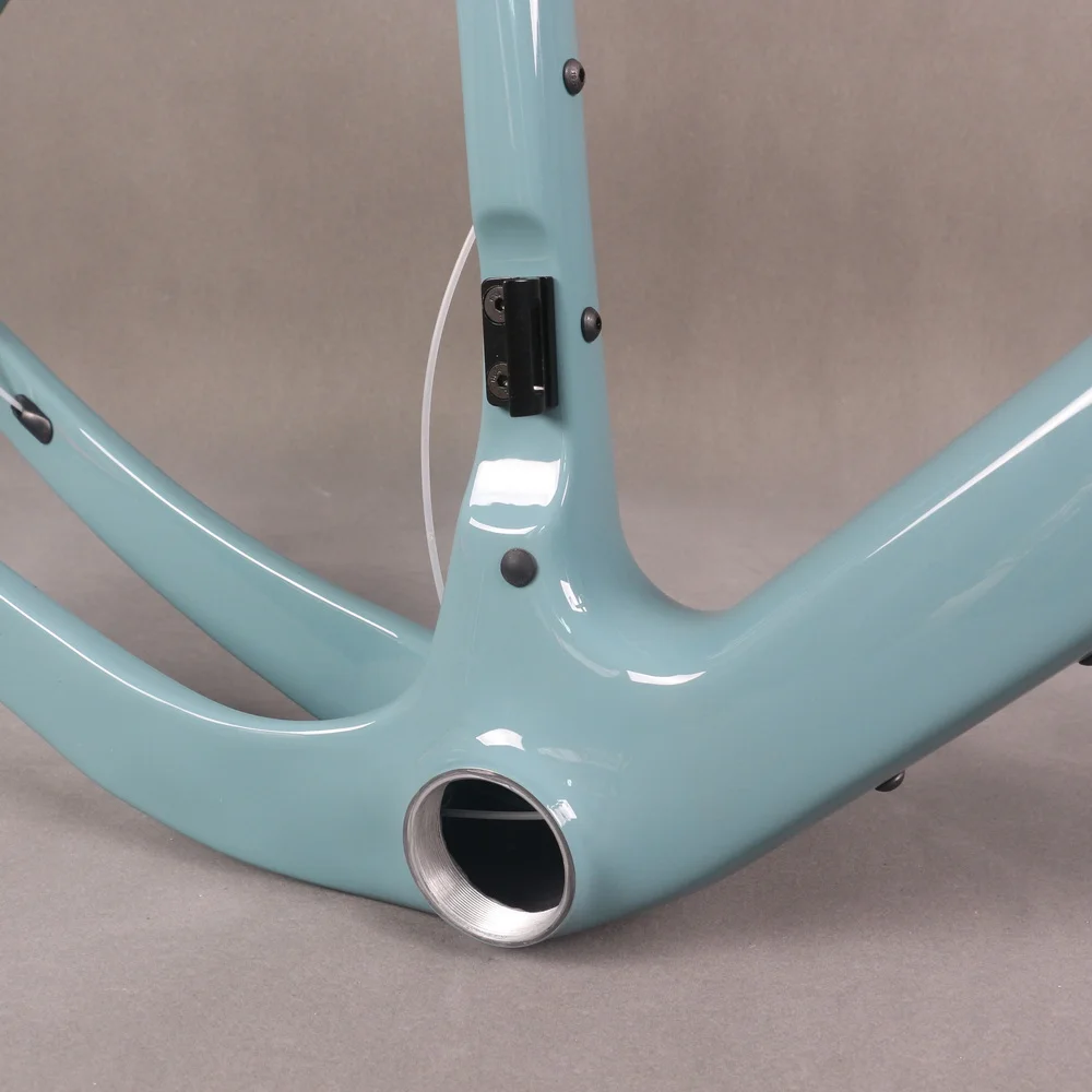 Скрытый Кабель дисковый тормоз гравий велосипедная Рама GR048 Toray T1000 углеродное