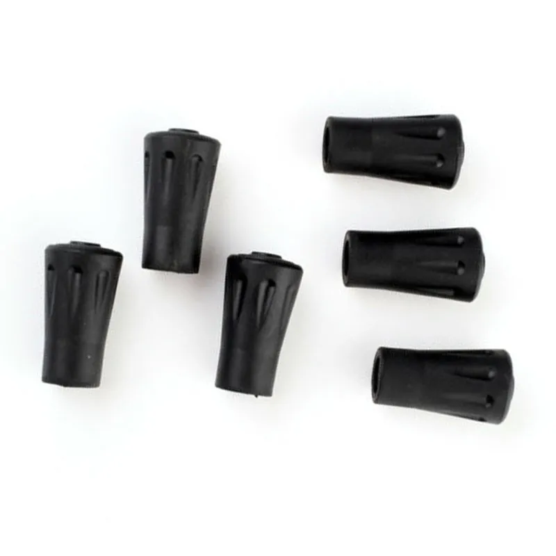 

12PC Rubber Reinforced Tip End Cap Hiking Walking Stick Trekking Pole Tip Cover Trekking Pole Hiking Wear Resistant Stick Ends