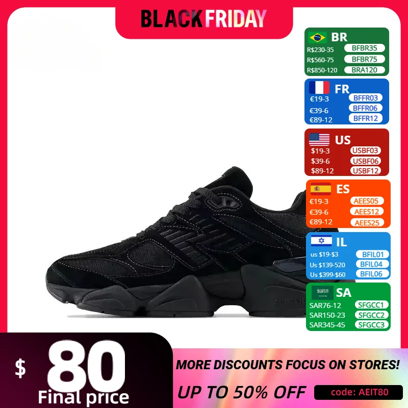New Balance NB NB9060 Men and Women Low Top Sneakers Sport Simple Retro