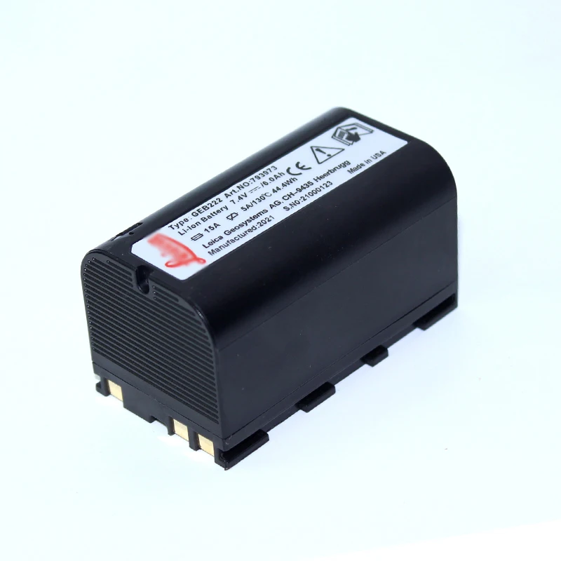 

（2PCS）Lei Ca GEB222 Battery with 7.4V 6000mAh Leica Battery Charger for GKL311