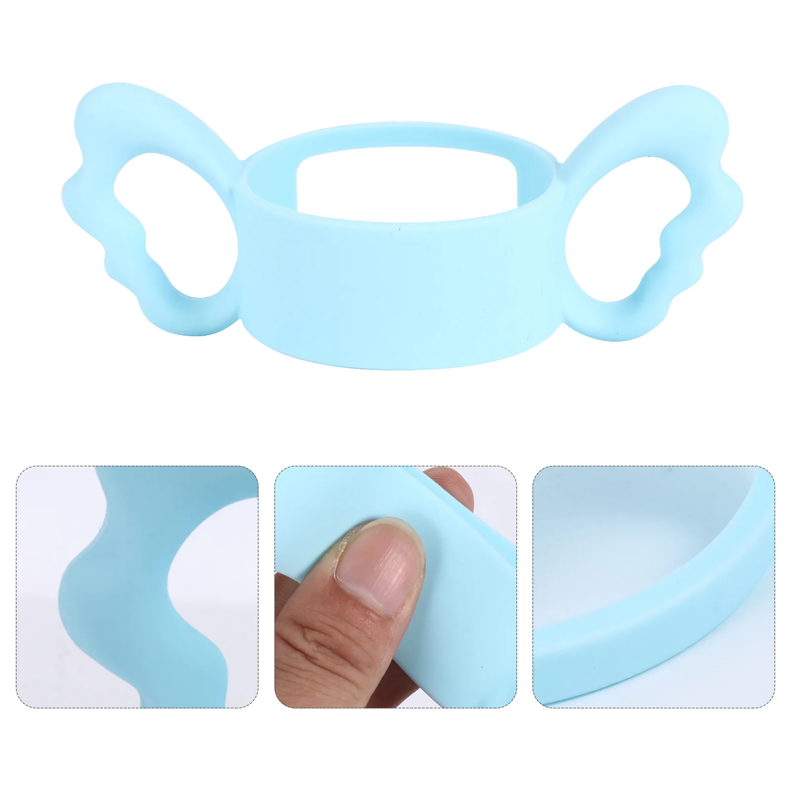 

Bottle Baby Handle Handles Grip Holder Silicone Nursing Feeding Feeder Bottles Mam Accessories Parts Free Replacement Hands Wide