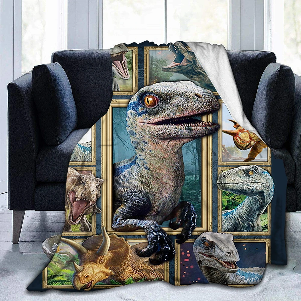 

SHUIHAN Dinosaur Throw Blanket Kids Boys Animal Flannel Fleece Blanket Dinosaurs Blankets for Couch Sofa Bedroom Living Room