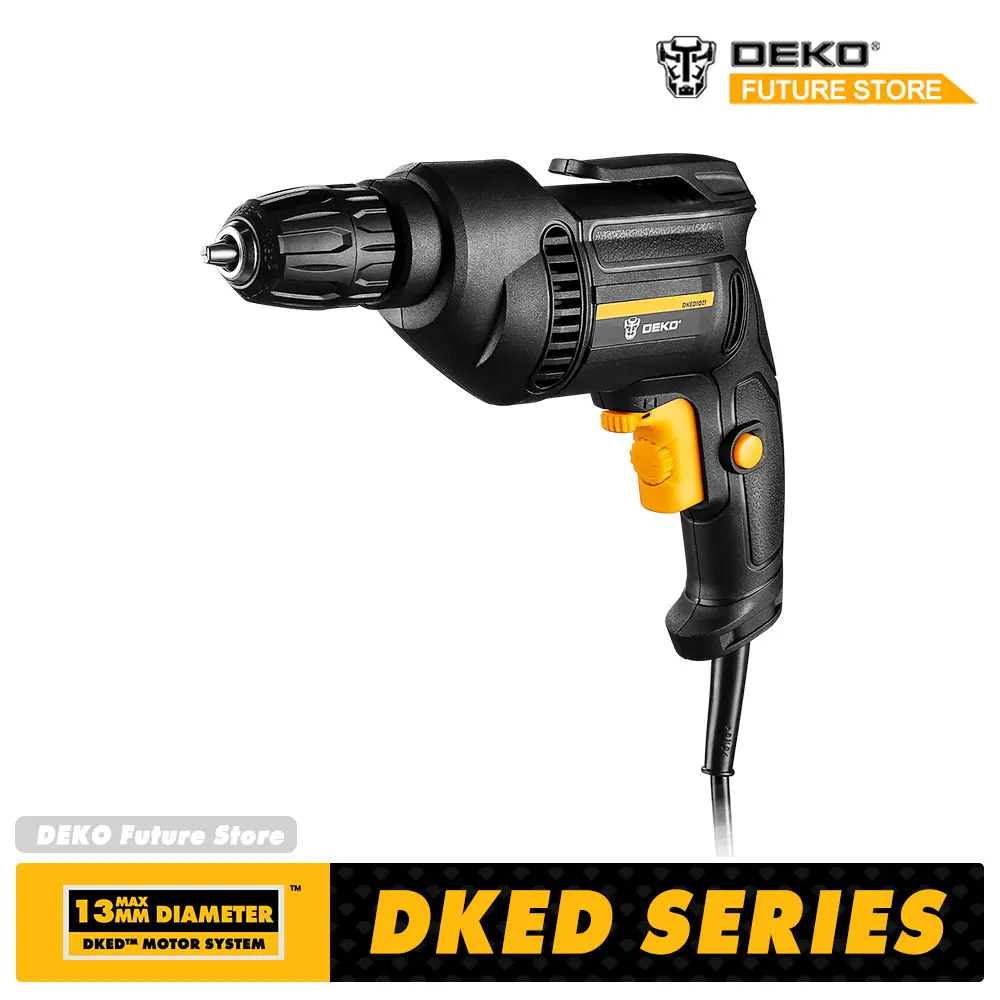

220V ELECTRIC SCREWDRIVER IMPACT DRILL 2 FUNCTIONS ELECTRIC ROTARY HAMMER DRILL POWER TOOL DRILLING MACHINE DEKO DKED SERIES