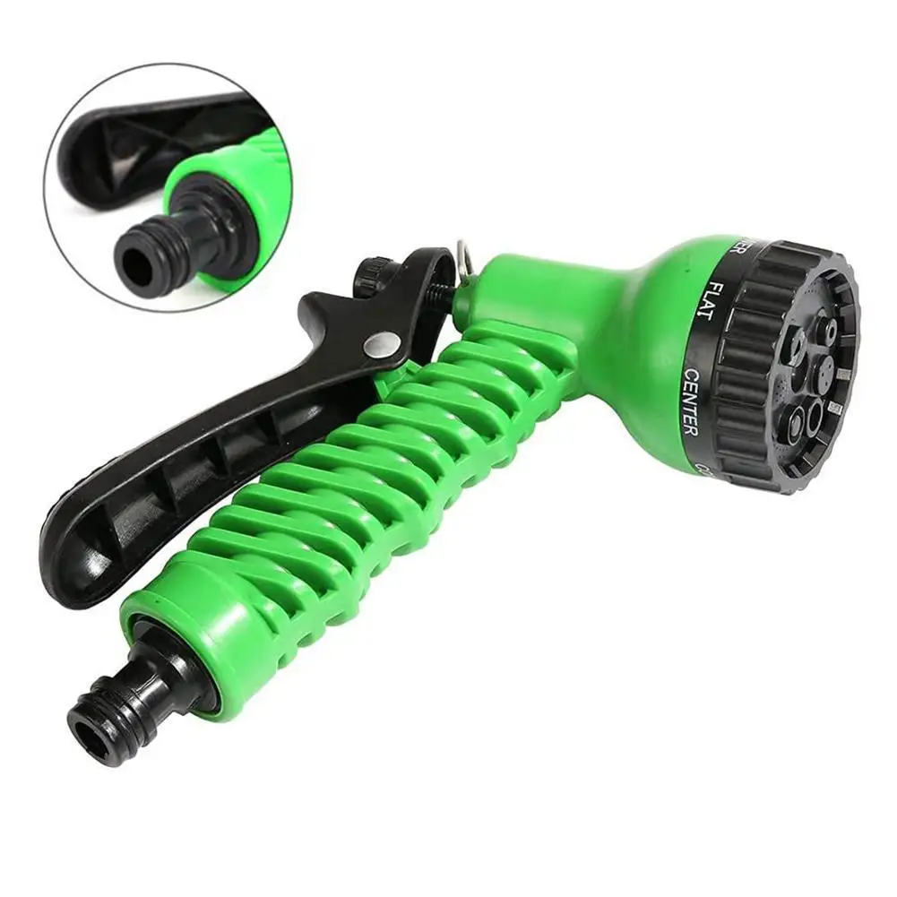 

Пластиковая регулируемая Автомойка поливочный пистолет Многофункциональный полив для сада газона двора инструмент для очистки опрыскива...