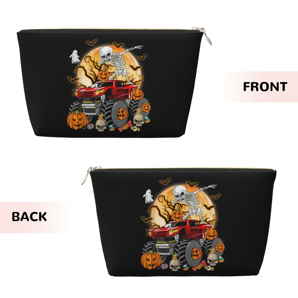 Пользовательский скелет зомби страшная тыква мумия косметичка Хэллоуин макияж