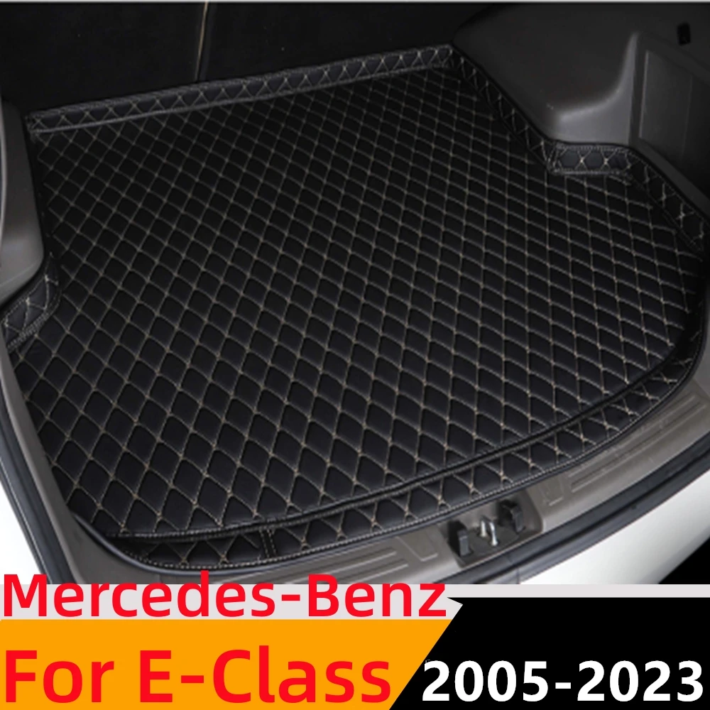 

Автомобильный коврик для багажника Sinjayer, всесезонный багажник, коврик для багажника, ковер, высокопрочный Грузовой Коврик для Mercedes-Benz E класса W212 213 2005-23