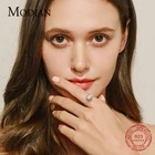 Женское классическое кольцо из серебра 2021 пробы с фианитом 3 карата