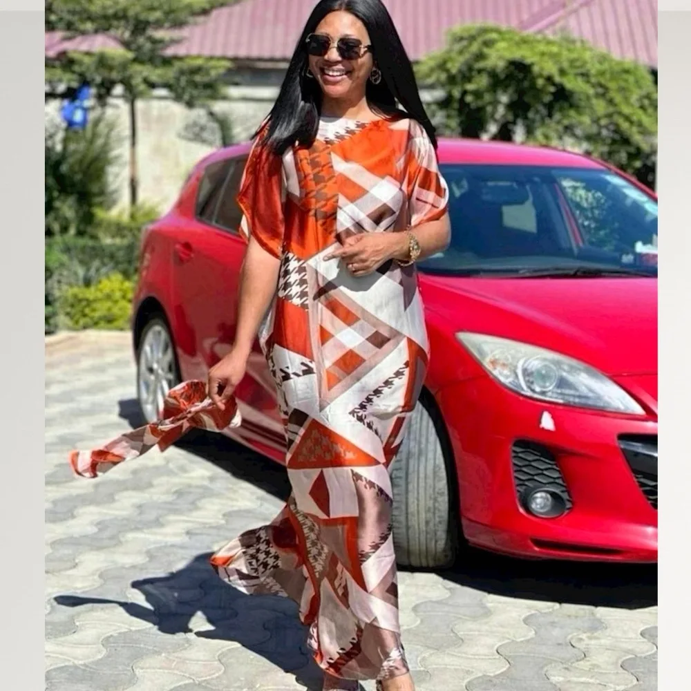 Длинный весенне-летний тонкий женский шарф с принтом Lijin из кованого лотоса