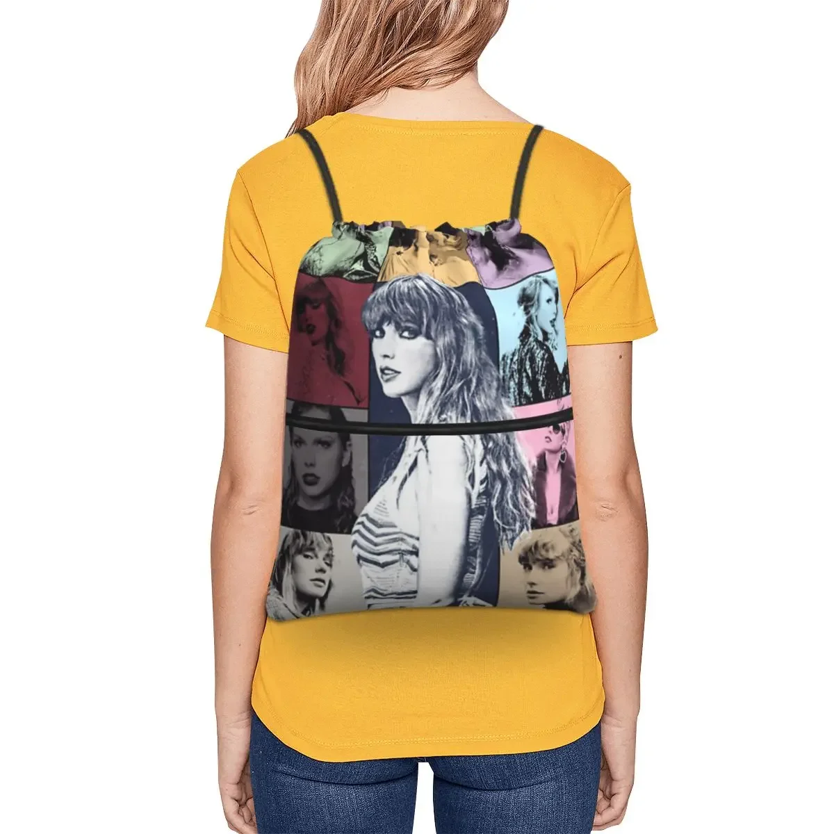 Рюкзак на шнурке для школьников и учебников