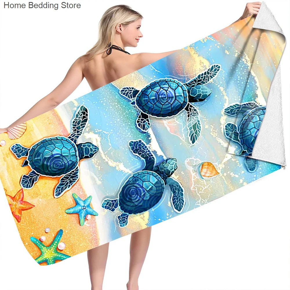 Soft Microfiber Personalized Bath Towels Beach Cushion Quick Dry Summer Sport Swimming Towels