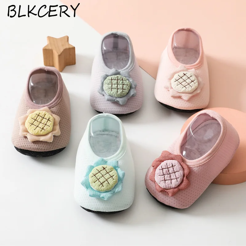 

Fashion Brand Infant Summer Girl Cute Flower Crib Shoes Toddler Mesh Sandalias Barefoot Newborn Baby Boy Soft Indoor Sandalen