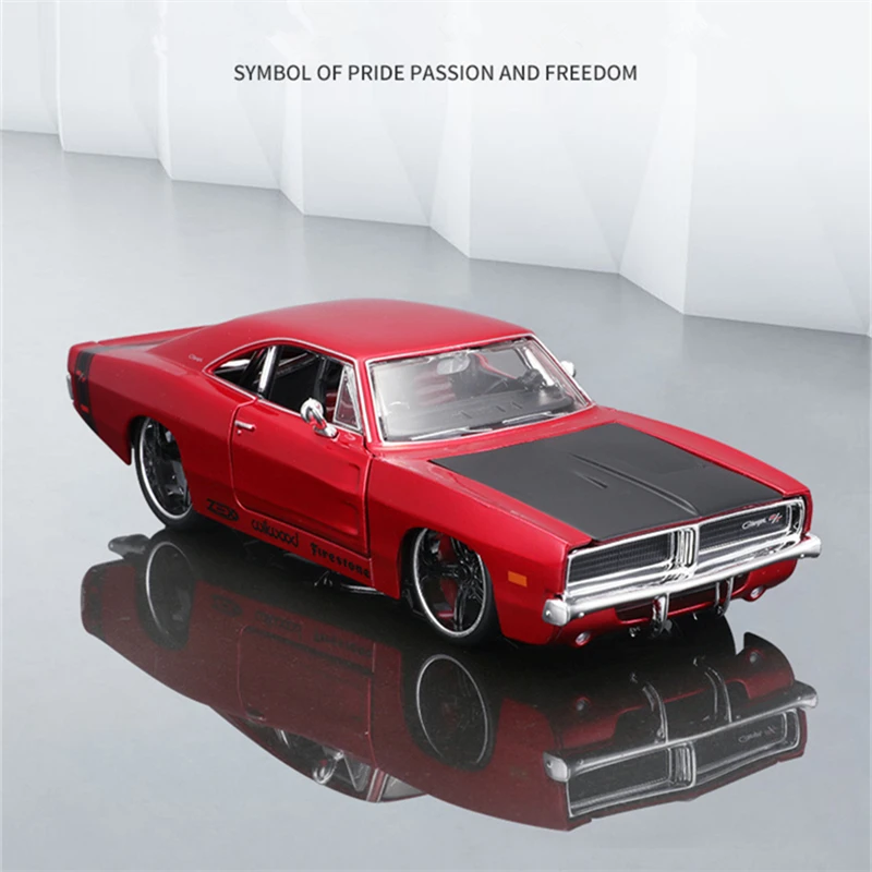 

Maisto 1:24 1969 Dodge Charger R/T Diecast Toy Metal Sports Car Model Alloy Racing Car Model Simulation Collection Children Gift