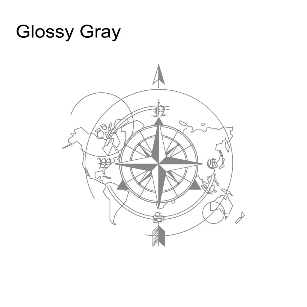 

Автомобильный компас, карта мира, настенная наклейка, аксессуары для автотюнинга для каравана, кемпера, кемпера, дома на колесах, Vanlife RV, наклейка на прицеп для кемпинга