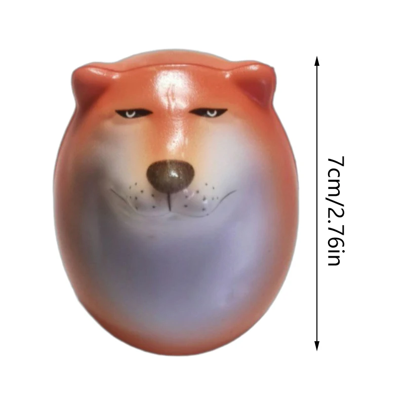Креативный Сиба-ину реалистичная форма яйца ПВХ декор для стола украшения собак