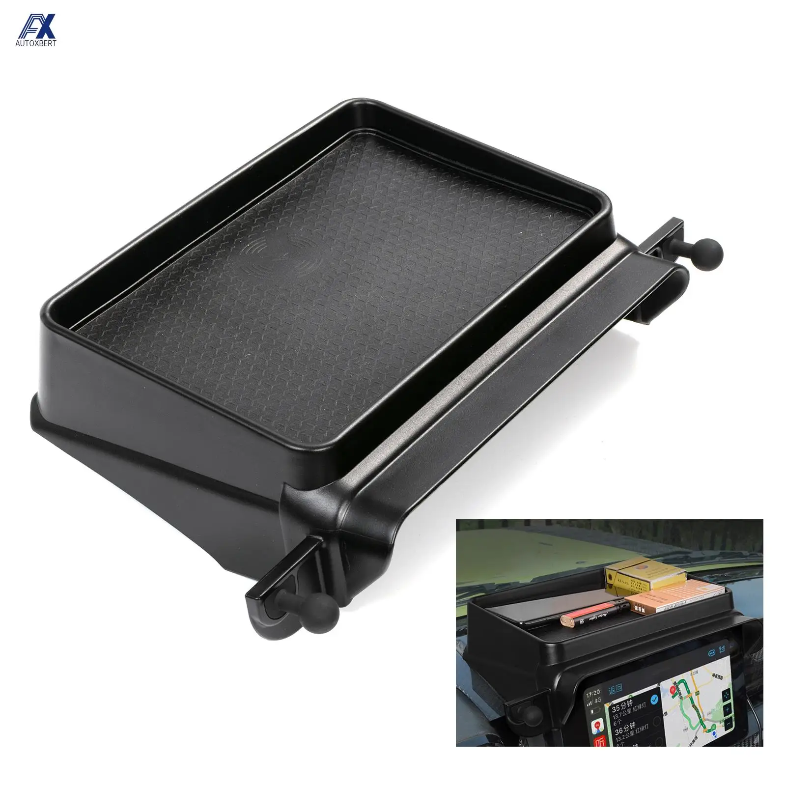 Central Dashboard Storage Box Tray Pallet Phone Holder Organizer Car Accessories For Suzuki Jimny JB64 JB74W 2019 2020 2021 2022