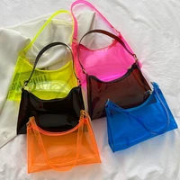 transparent clear jelly handbag shoulder bags for women elegant evening bag purses and handbags designer mini bag satchels