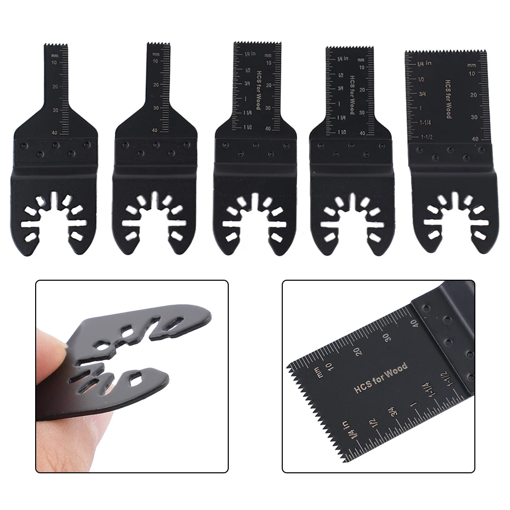 

Saw Universal Multi Blade 5pcs Oscillating Tool Cutter Blade Power Saw Accessories Renovator Tool Blade Multi-function Blade
