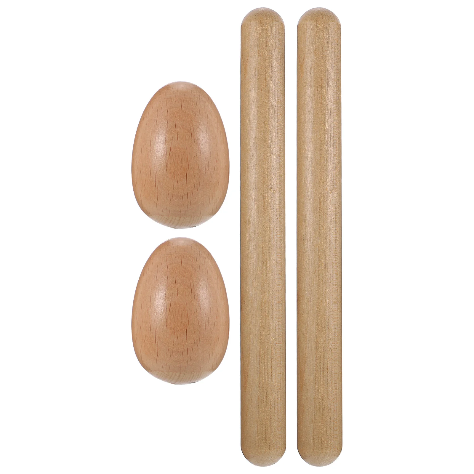 

1 Set of Percussion Instruments Wooden Rhythm Sticks Percussion Wood Egg Shakers Musical Instruments for Practice Enlightenment