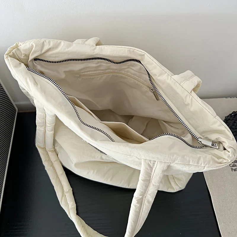 Повседневная сумка на плечо с хлопковой подкладкой женская модная Qutlted Большая