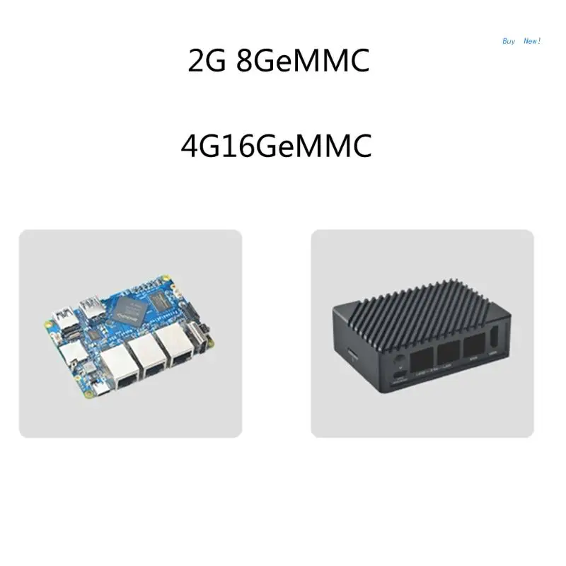 

Двойной роутер 2,5G Gigabit Nanopi R5S роутер RK3568 макетная плата OpenWRT A55 роутер