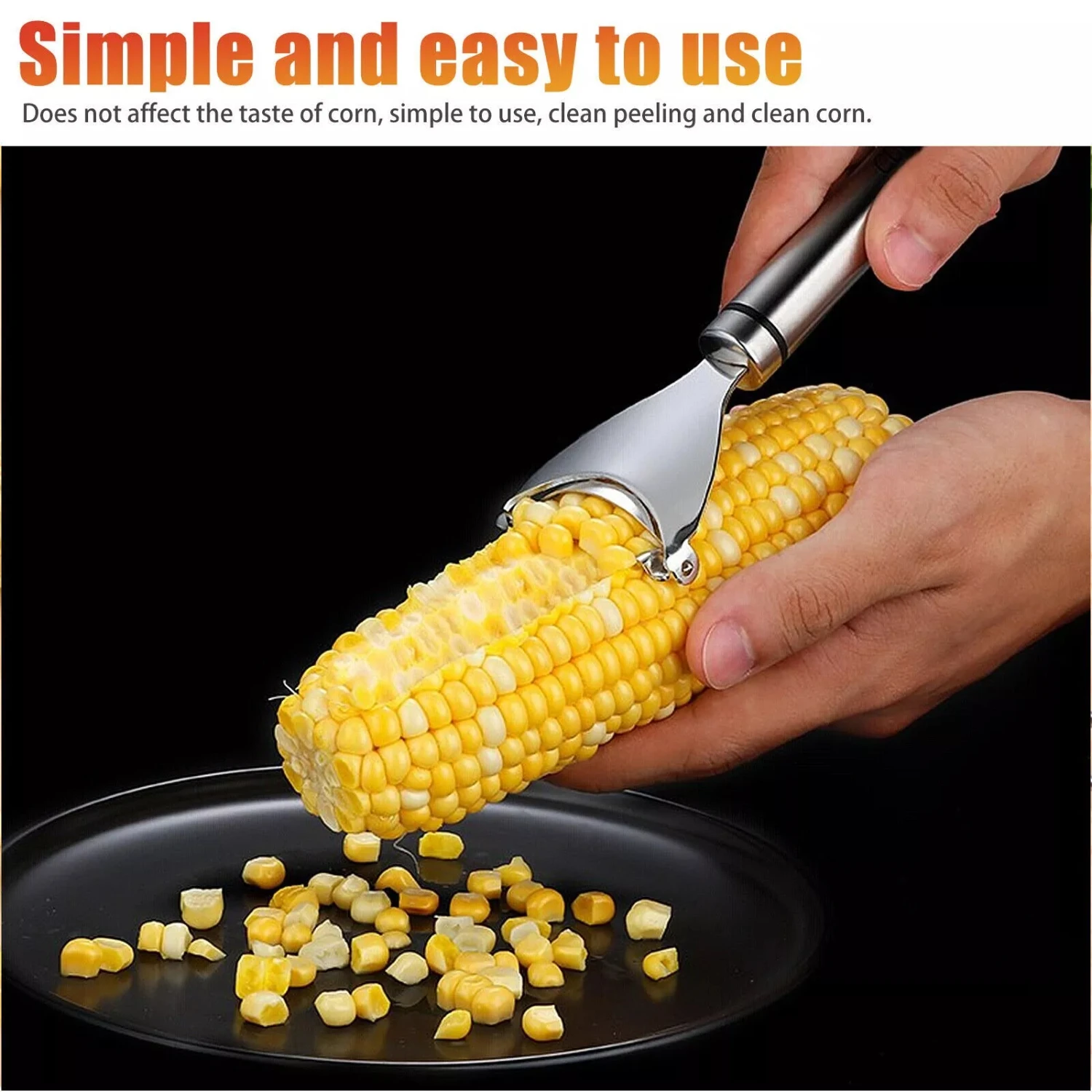 Стальной кукурузный инструмент для чистки кукурузы