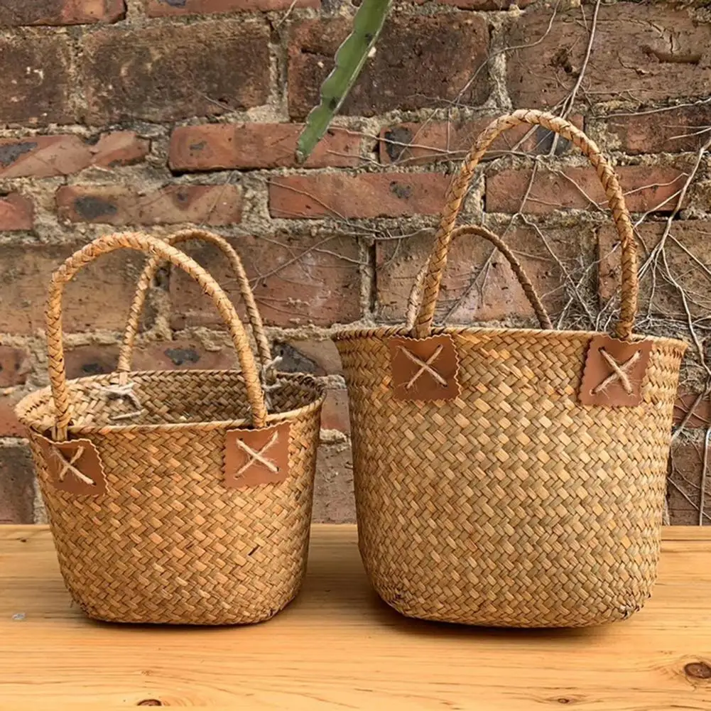 

Storage Case Useful Rattan Outdoor Picnic Basket Long Service Life Rattan Box