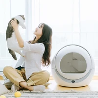 app wifi control ligent self cleaning for big pet cats toilet fully enclosed smart cat box automatic