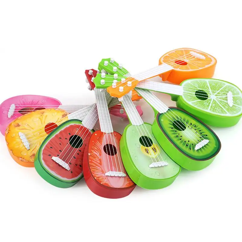 

2pcs Kids Mini Guitars Early Musical Learning Toys Plastic String Instruments