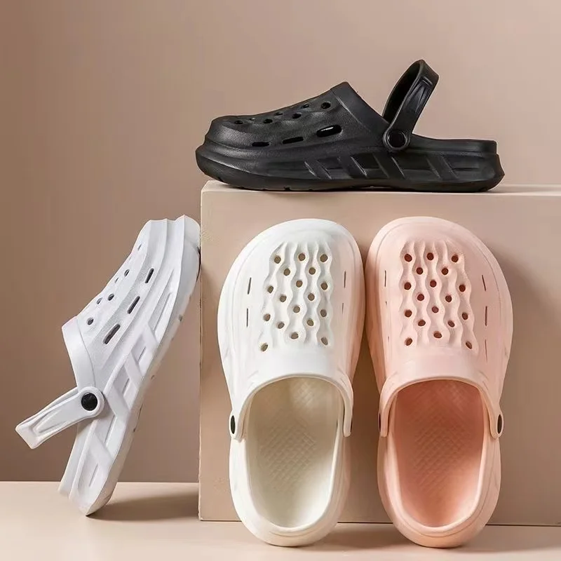 Женские и мужские летние шлепанцы из ЭВА Нескользящие для сада пляжные дрифтинга