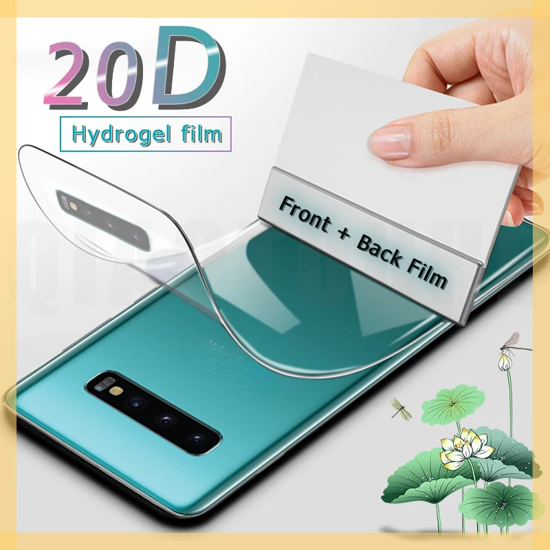 

Full Cover Hydrogel Film For Samsung Galaxy S21 S20 FE S22 S9 S10 Plus Screen Protector Note 20 Ultra 8 9 10 Plus S10e Not Glass