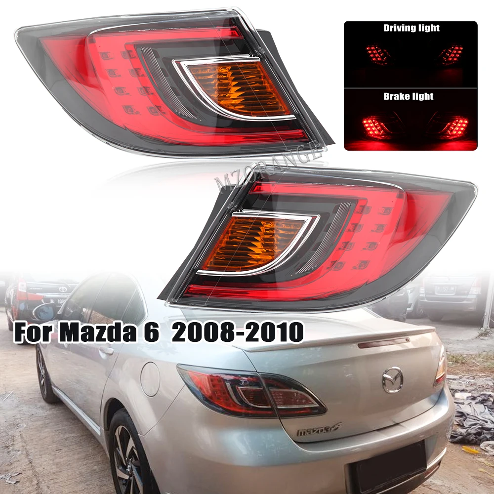 

LED Taillights For Mazda 6 GH 2008 2009 2010 2011 2012 Rear Turn Signals Lamp Tail Parking Brake Lights Car Assembly Left Right