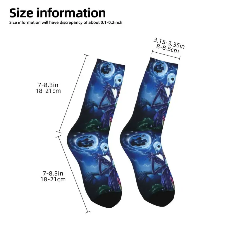 Рождественские носки в стиле Харадзюку Джек Салли кошмар женские мужские теплые