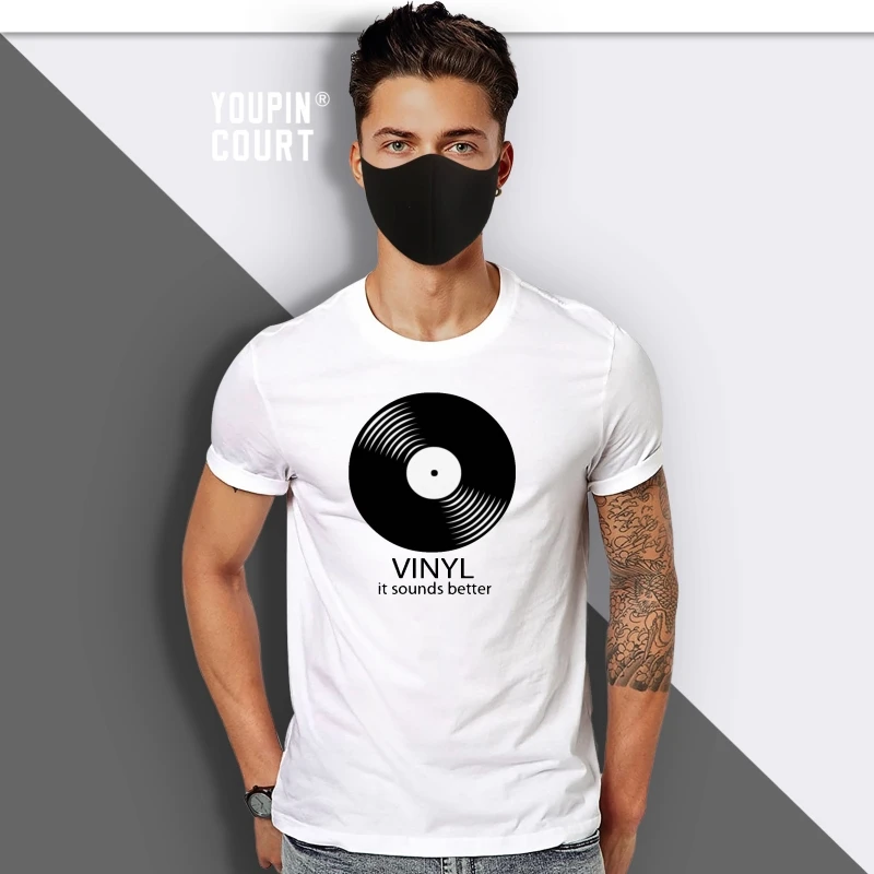 

Vinyl - It Sounds Better T-Shirt Various Sizes and Colours men t shirt