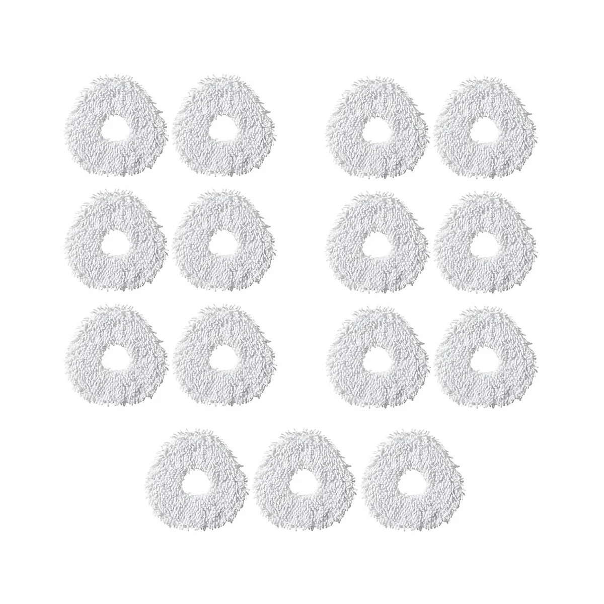

15Pcs Replacement Mop Pad Resuable Mop Cloth for Narwal T10 Robot Sweeping Accessories Parts Microfiber Mops