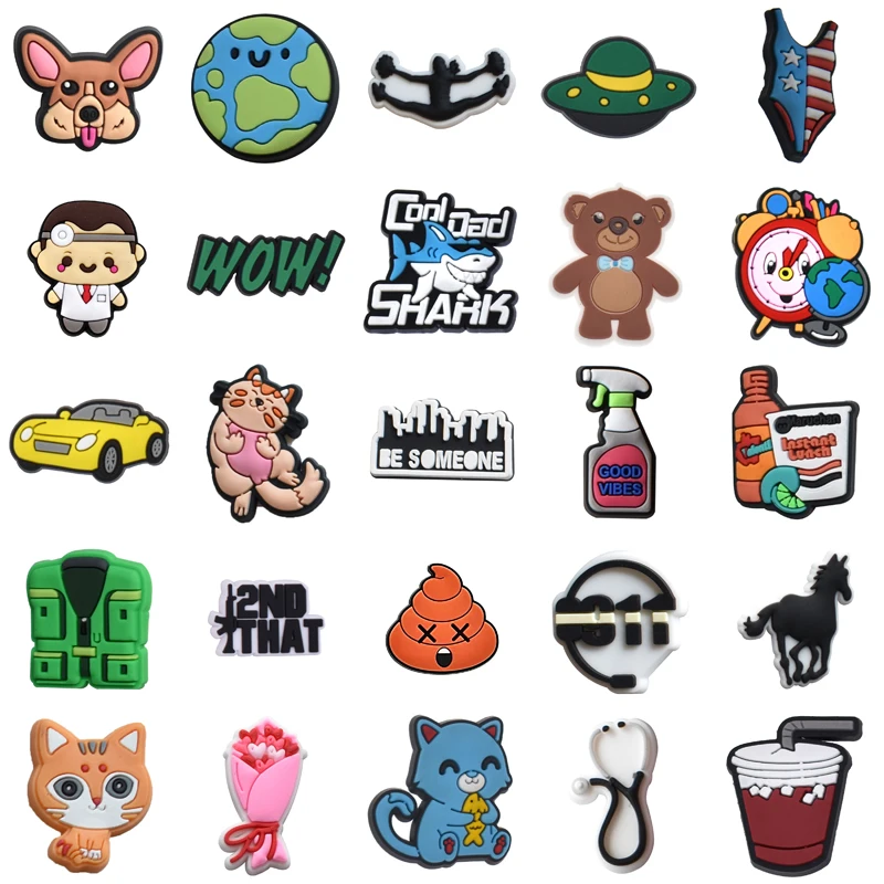 

Kids Wholesale Bulk Para Pins Girl Gifts Women Charm Set Jeans Packs Decorations for Crocs Men Shoes Accessories Shoe Charms Boy