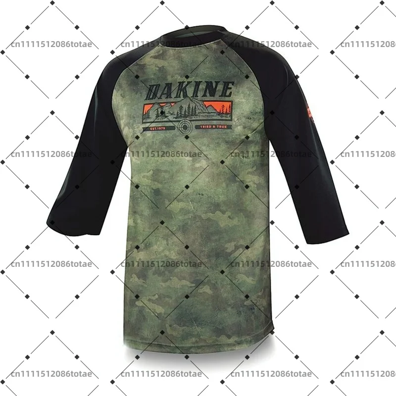 Фото Велосипедная футболка Dakine для даунхилла, одежда для велоспорта, для активного отдыха, для горных велосипедов, легкая велосипедная рубашка для мотокросса и бездорожья №5