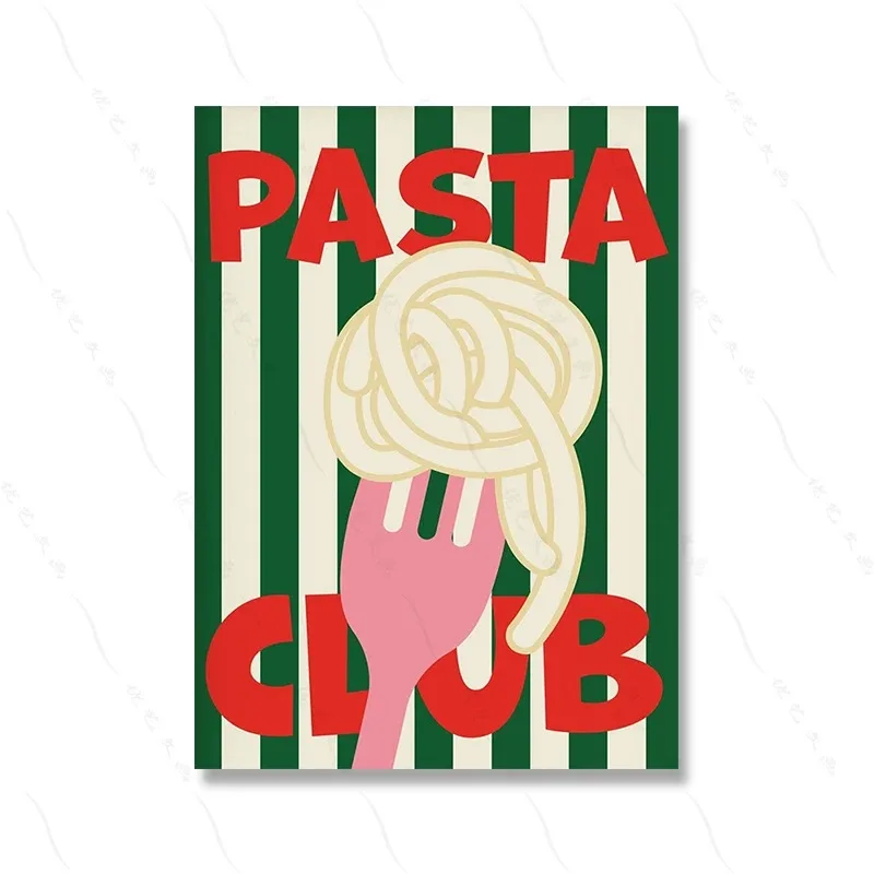 

Печать на холсте "Pasta Club"