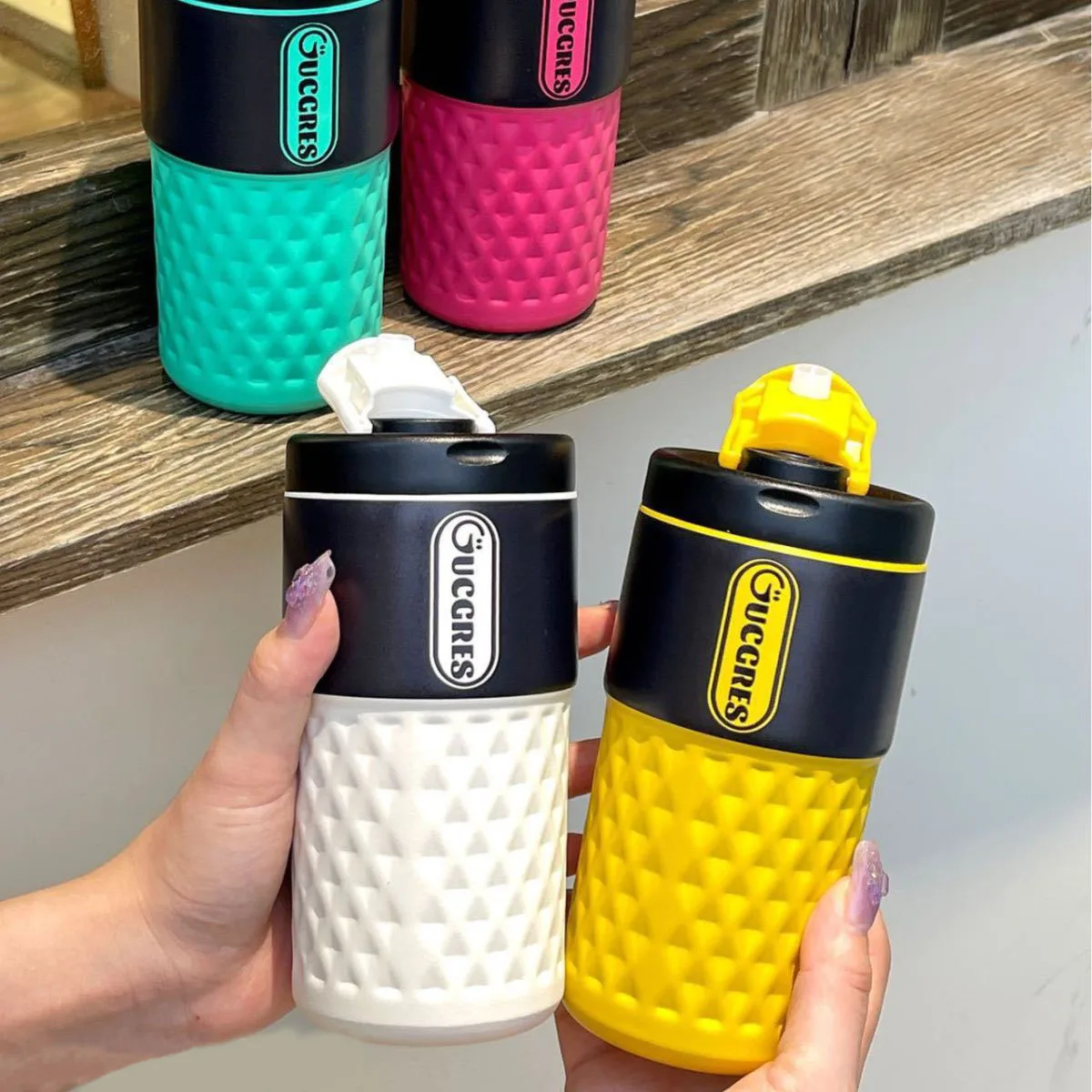 

Portable Double Wall Outdoor 316 Stainless Steel Vacuum Insulation, Car Travel Coffee Cup, Flasks