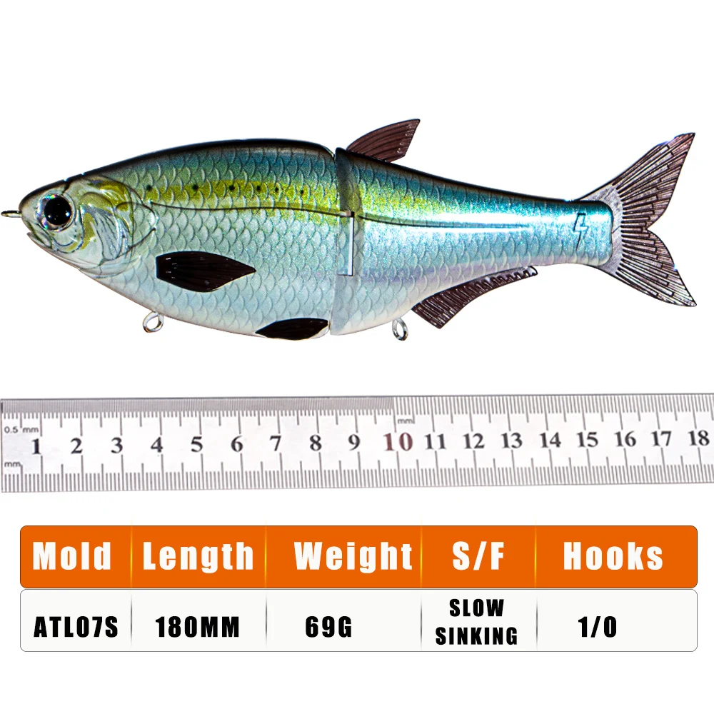 Силиконовая приманка Chan's Huang 18 см 69 г