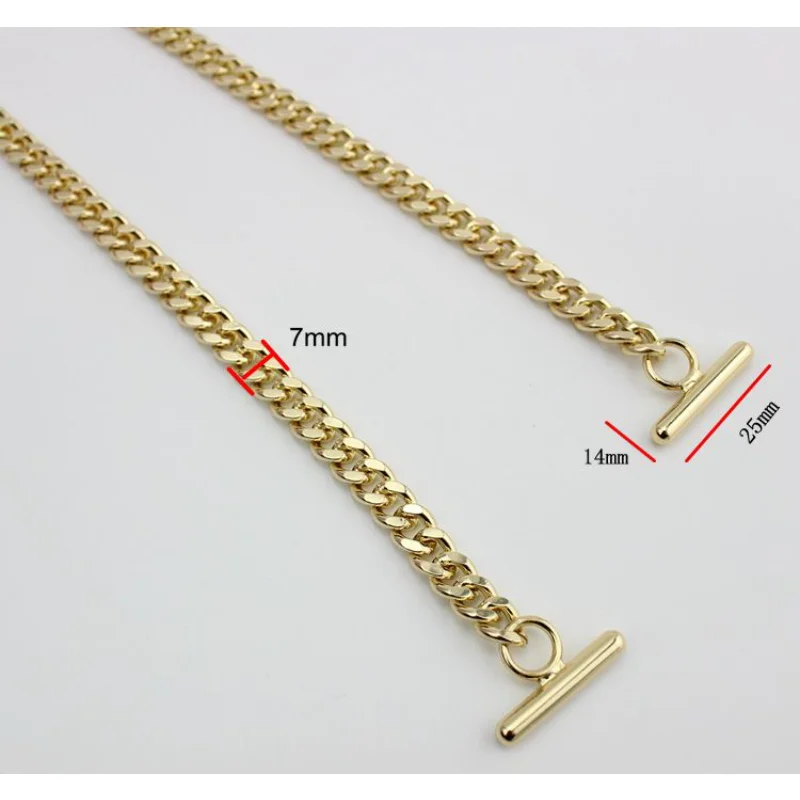 1/2/5PCS Chains Metal Strap with Hook for Handbag Crossbody Bag Chain Shoulder Strap Belt Hat Pet Leash Decorative Accessories